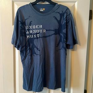 Under Armour Short Sleeve. Blue. Size XL.